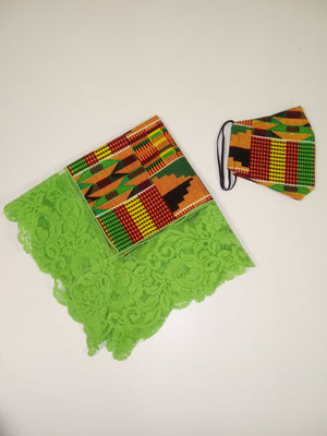 African Pride Church Collection "Mask & Handkerchief"